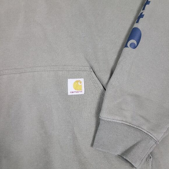 Carhartt Loose Fit Graphic Hoodie Men's Size XL Dusty Olive - Picture 3 of 11